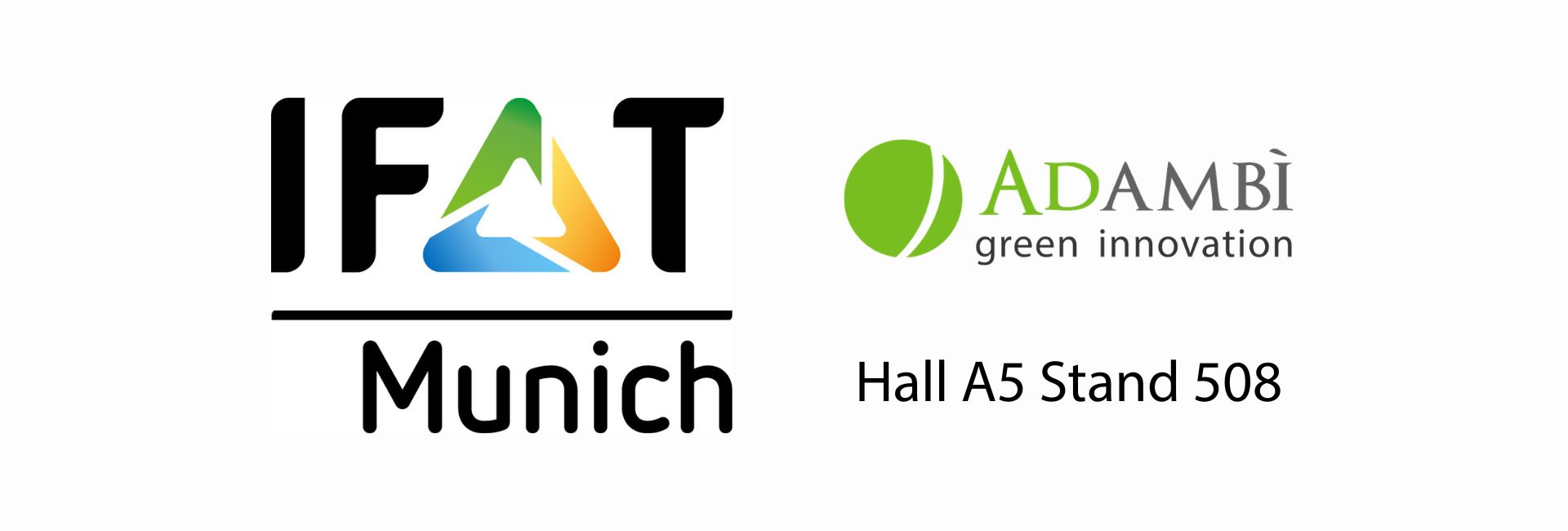 Adambì partecipa a Ifat 2026 con cassonetti intelligenti e software gestionali per l'ambiente. Adambì a Monaco.
